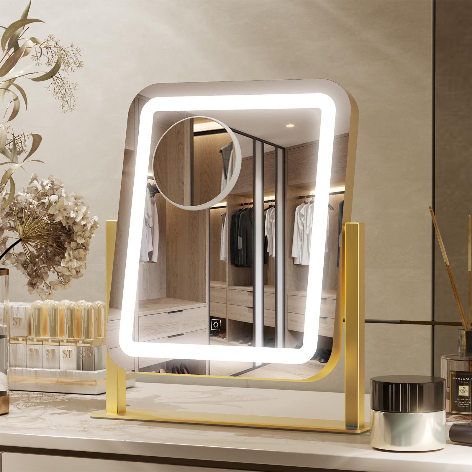 鏡に願いを/Beseech the Mirror4枚セット Amazon.com - PRIMETEK Vanity Mirror with Lights, 16